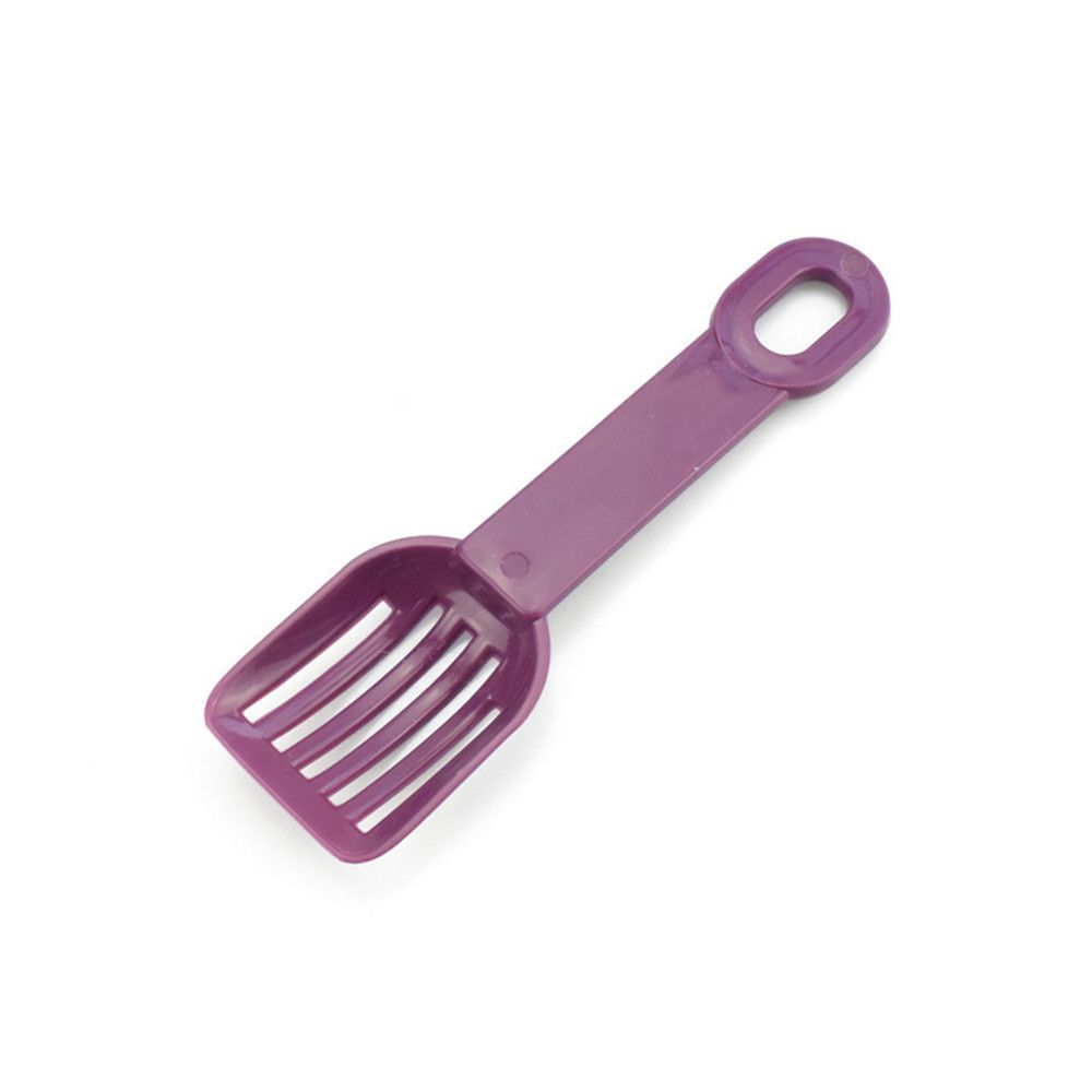 Pala para arena de gato, pala para mascotas pequeñas, herramienta de limpieza para hámster, Totoro, 1 ud.,: Purple