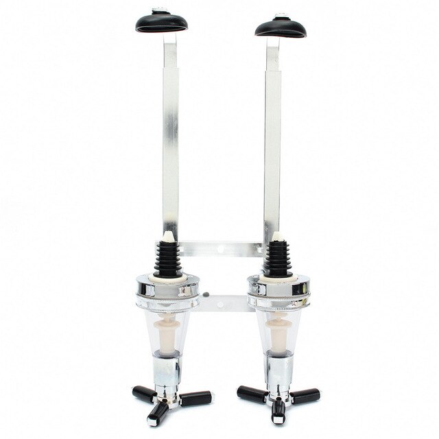 Förderung Inversion 2-Station Schnaps Spender Bar Butler Wein Spender Alkohol Flasche Dispenser Trinken Ausgießer Bar accessori