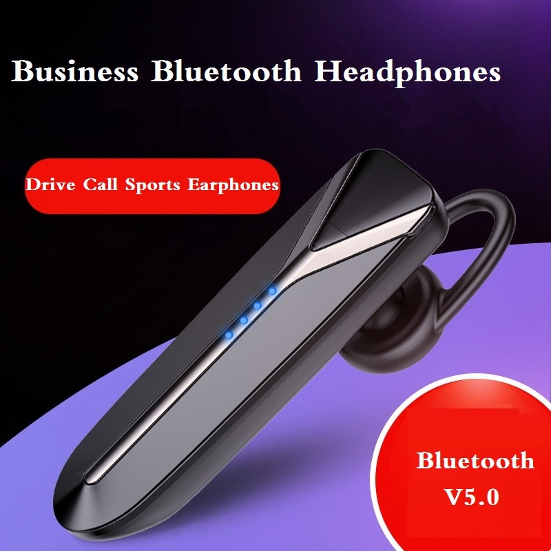 Latest CVC6 Noise Canceling Bluetooth Headset 5.0 wireless Headphones Handsfree Business Earphones with Mic for smart phone