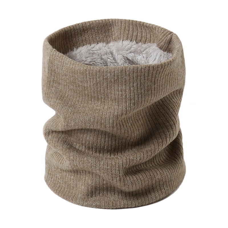 hiver femmes écharpe tricot foulard dame foulards anneau femme foulard cachemire imitation peluche hommes masque col écharpes: Camel