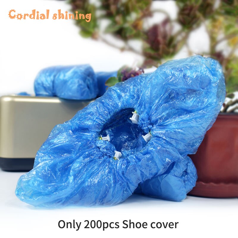 Cordial Shinning-Protector plástico para zapatos, maquinaria para cobertura de zapatos con tela azul desechable, conveniente y cómodo, con cubiertas de , modelo PE, por 200uds