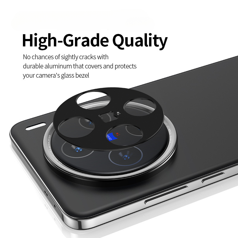 Hinten Kamera Objektiv Abdeckung fallen Für Vivo X200 Profi Zurück Aluminium Metall Kamera Objektiv Schutz Für VIVO X200 Profi Mini Objektiv Ring Film