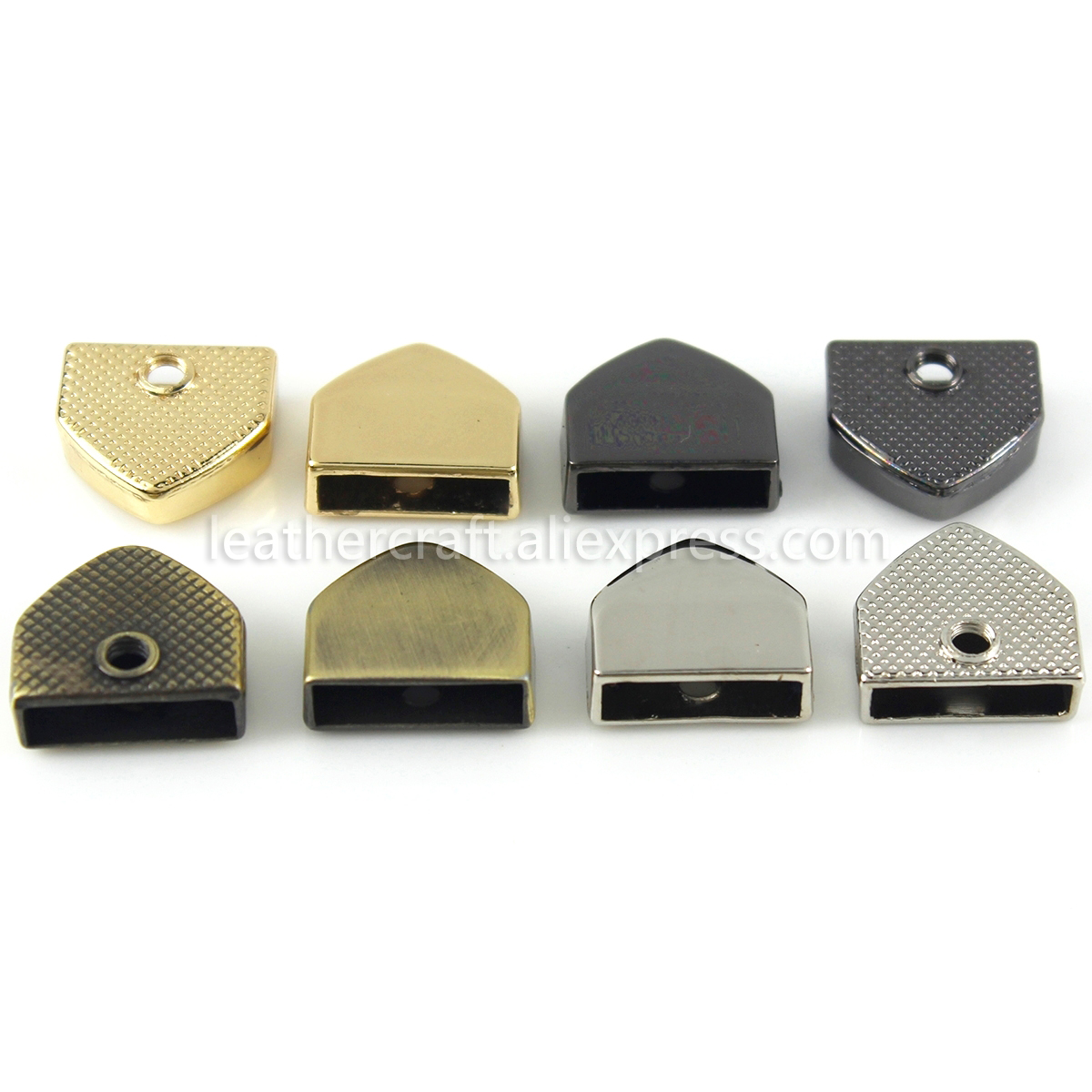 10pcs Metal Zipper Stopper Zipper Tail Clip Stop Tail Plug Head with Screw DIY bag Leather Hardware Leather Craft 13mm(1/2")