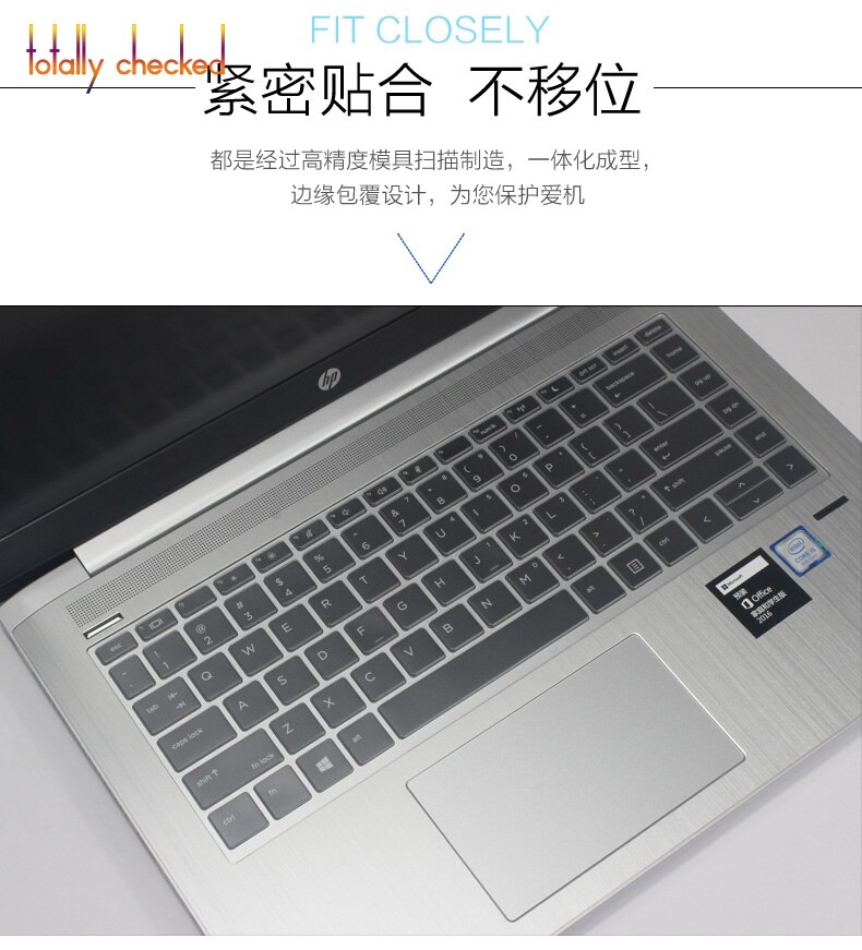 Silicone Soft Keyboard Cover Protector for 13.3" HP Spectre x360 2-in-1 13-w013dx w023dx ac013dx Series Touch Laptop