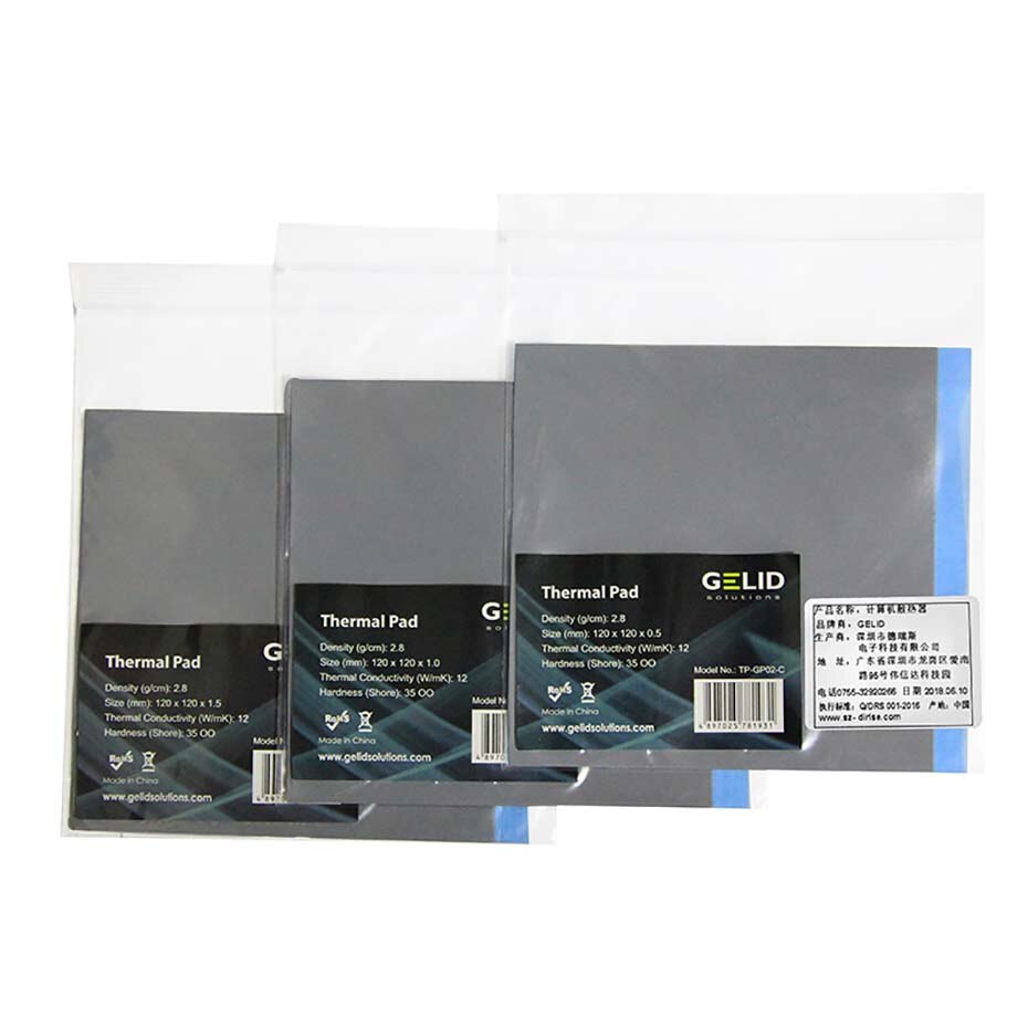 GELID GP-EXTREME Thermal Grease 80X40MM/120X120MM Thermal conductivity 12W/MK CPU GPU Silicone Grease pad