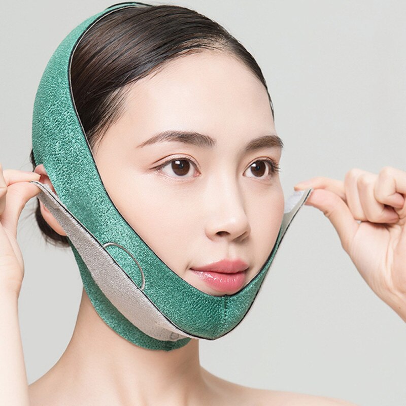 Dubbele Kin Band Facial Afslanken Strap Pain-Gratis Gezicht Bandage Slim Lift Up Anti Rimpel Masker Vrouwen Mannen Elimineren verslapping