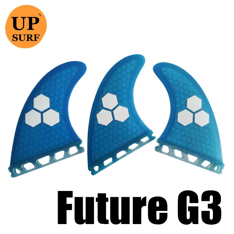 Future Fins-aletas para tabla de surf Future G3/G5/G7, 3 piezas por set: Blue G3