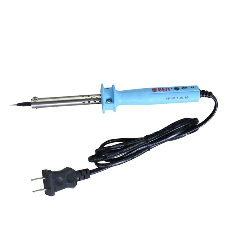 BEST-802 Lead Free Welding Electricity Soldering Iron 30W 40W 60W Matte- Nozzle Solder Soldering Iron Repair Tool