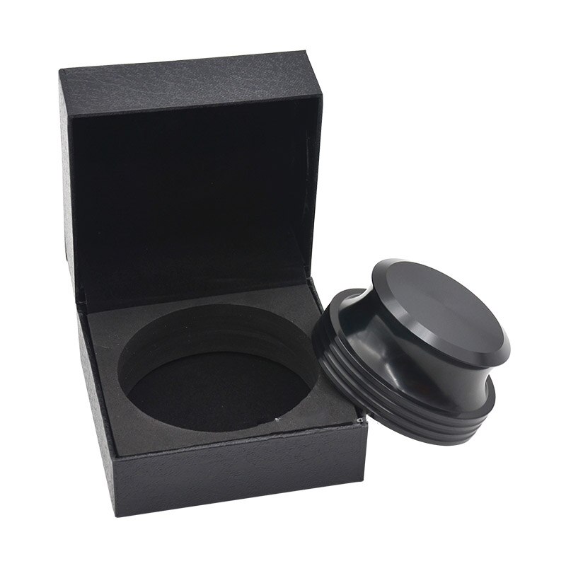 LP Vinyl Turntables Metal Disc Stabilizer Record Weight/Clamp Vinyl Record Turntable Vibration Balanced Matte black aluminum