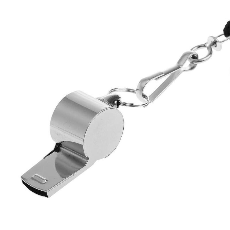 Metal Whistle Referee Sport Rugby Party Training School Survival Outdoor Steel Basketball Cheer Football U7D2