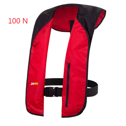 Chaleco salvavidas inflable automático Manual para adultos, navegación, cintas reflectantes, Pro PFD 150N 100N, aprobado por CE: XL / Beige