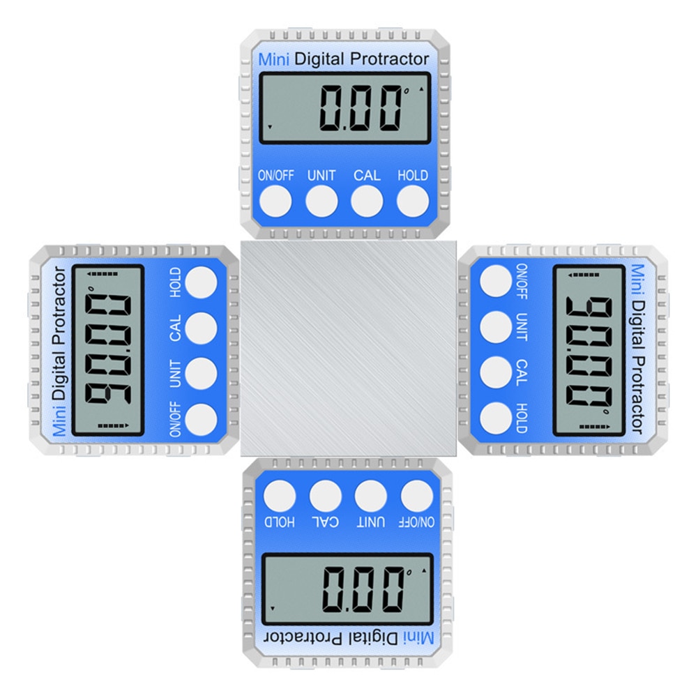 Electronic Protractor Measuring Tools Mini Digital Protractor Electronic Goniometer Inclinometer Digital Level Meter