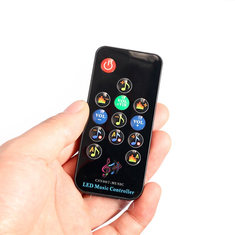 Adresseerbare Led Strip Light & Pixel Screen Rf Afstandsbediening, Met Muziek Controle Functie, Aux-ingang, muziek Spectrum Display