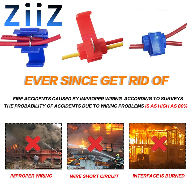 10 pcs/30 pcs T-Tap Connector Quick Elektrische Kabel Connector Snap Splice Lock Waterdichte Crimp Wire Terminal blauw geel rood