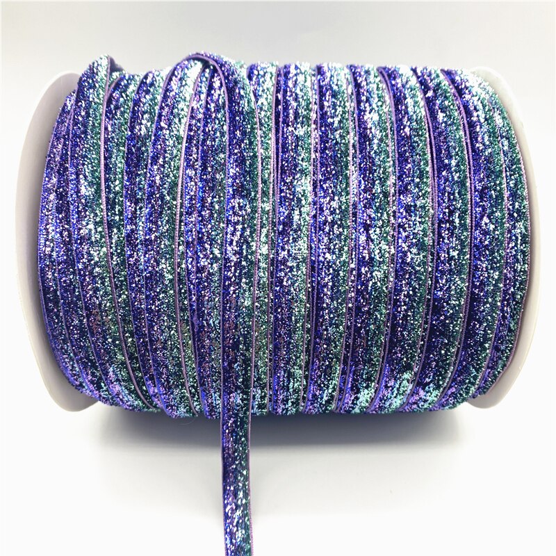 Yalulu Ruban Décoratif Tressé à Paillettes 25 M