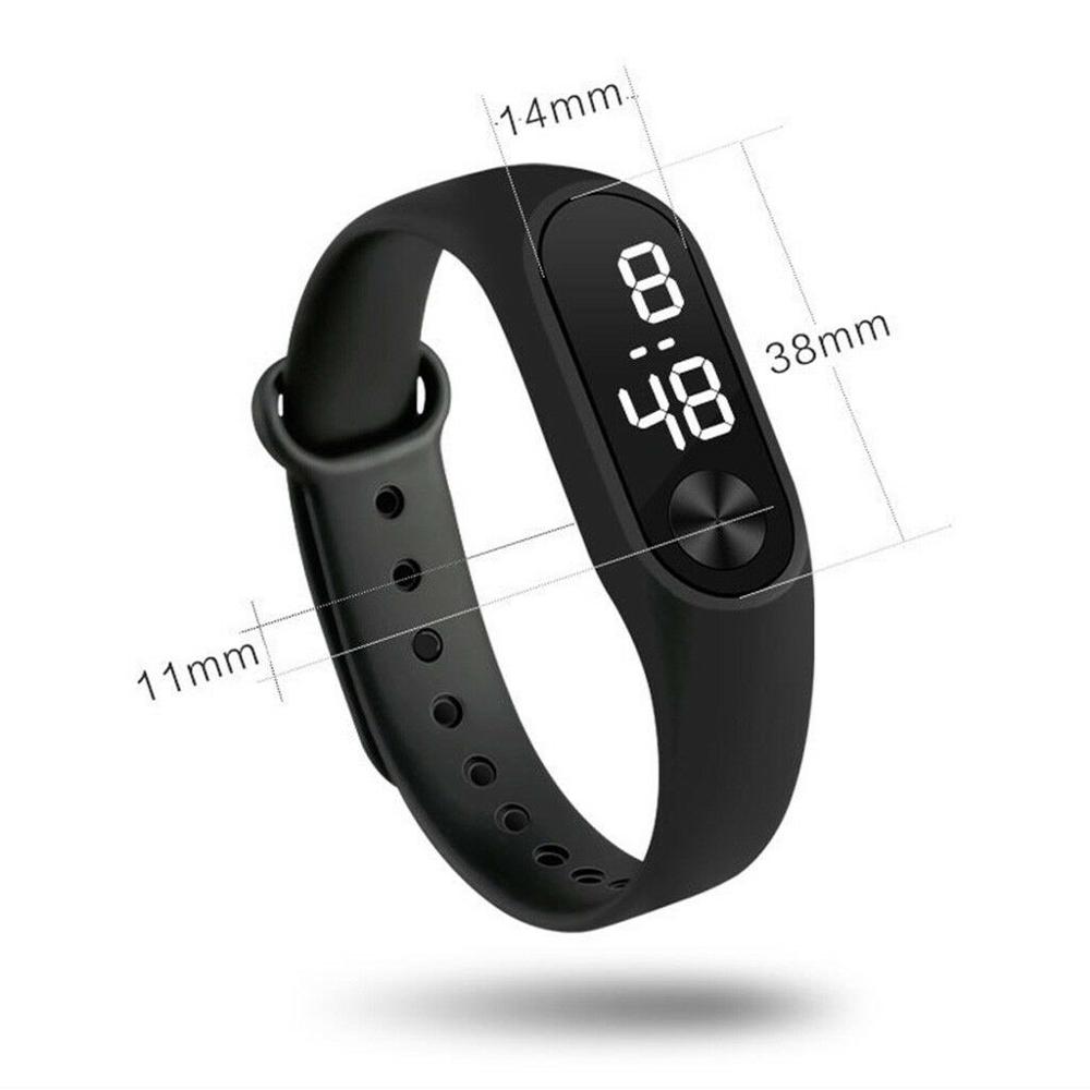 Digital LED Sports Watch Unisex Silicone Band Wrist Watches Men Women