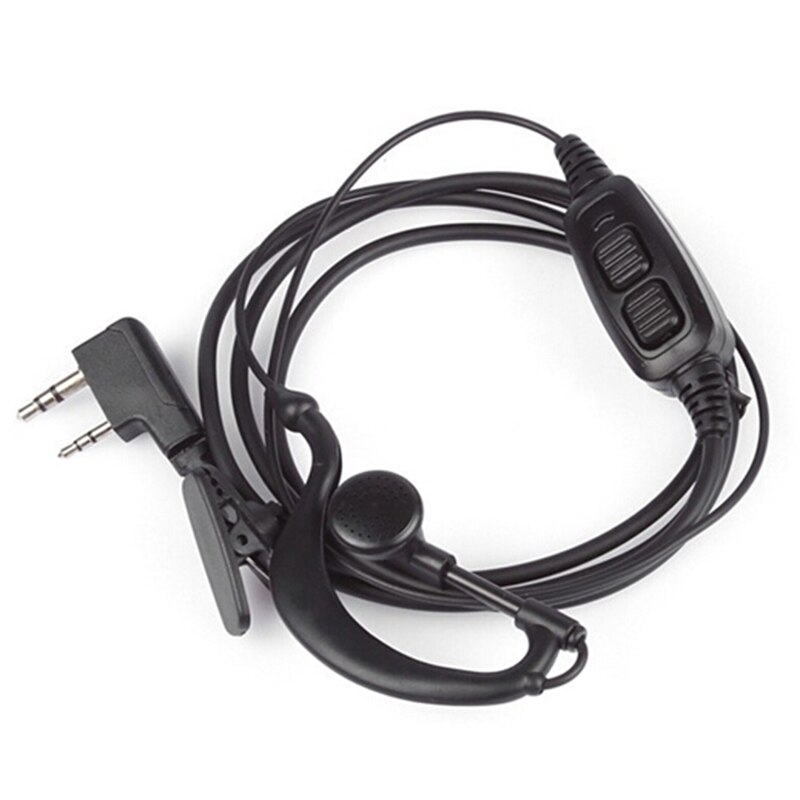 BAOFENG uv-82 accesorios dual original PTT auricular del auricular con micrófono para UV 82 UV82L UV-89 2-radio