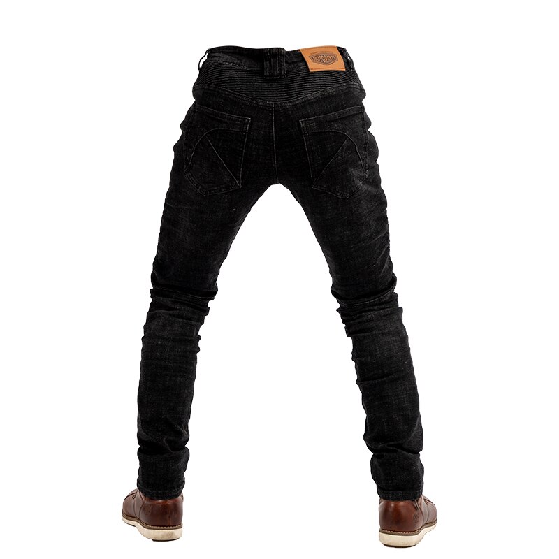 Motorsykkel bukser kne med glidelås beltebeskytter motorsykkel motorsykkel denim jeans bukser terrengsykkelbukser