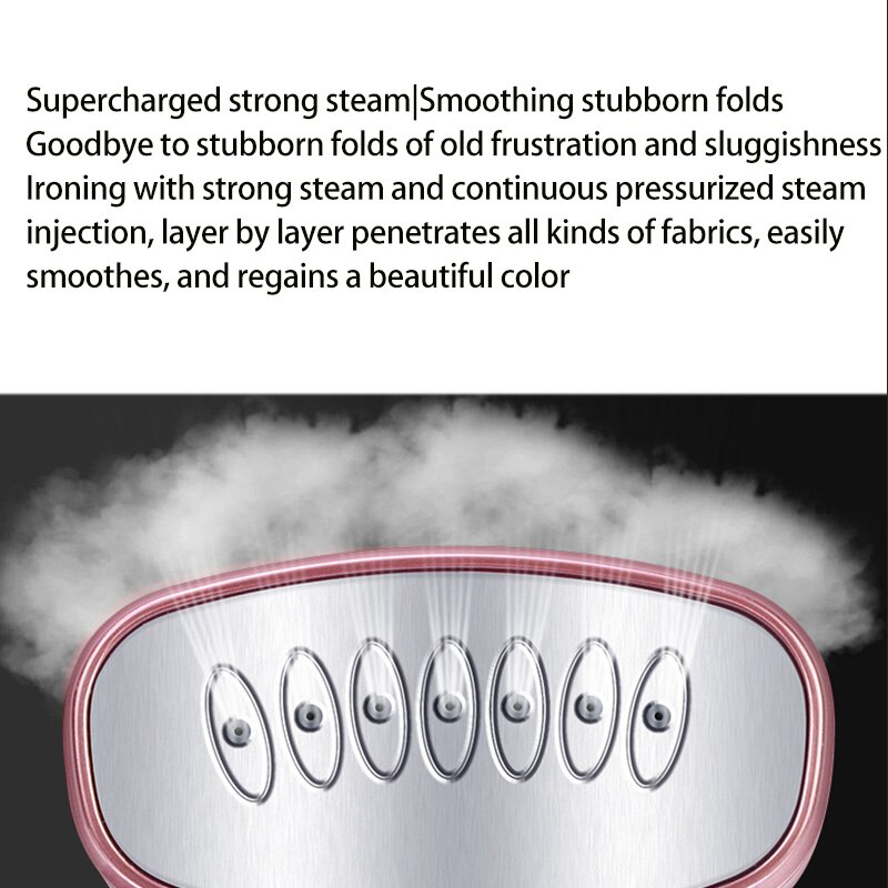 Household Steam Hanging Ironing Machine High-Power Mini Portable Iron Ironing Machine Foldable Handheld Iron-EU Plug
