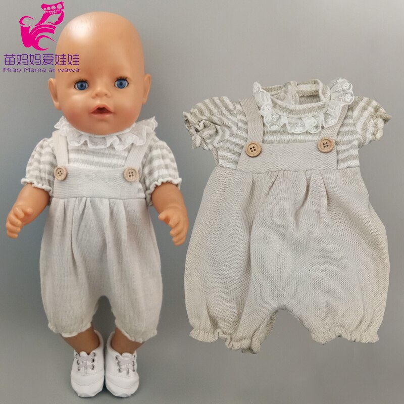 Ropa de muñeca bebé, monos para muñeca de bebé reborn de 17 pulgadas, prendas de vestir, de cumpleaños para niña: A9