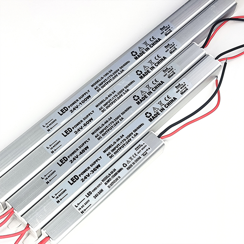 12v 24v led-drivdon strömförsörjning 220v switchande led-drivdon belysningstransformator 24w 36w 48w 60w 100w för led-lampa: 6v / 1w / 6a