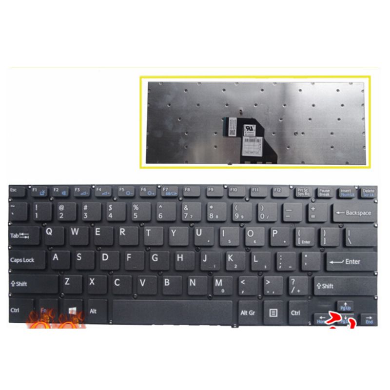 ONS Wit Engels laptop toetsenbord Voor SONY SVF143A1QT SVF142A23T SVF143A2TT SVF14 SVF14E