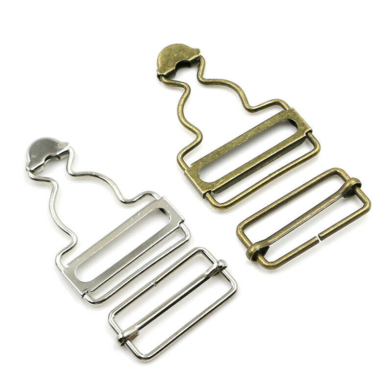 2- delige set bibbroeken met draad, knoop, metalen knoopsluiting, denim spaghettibandjes, dames jeans met verstelbare gesp en knoopsluiting.