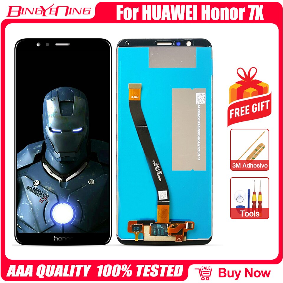5.93 &quot;Voor Huawei Honor 7X Lcd Touch Screen Met Frame Voor Huawei Honor 7X Lcd Display BND-TL10 BND-AL10 BND-L21/L22/L24