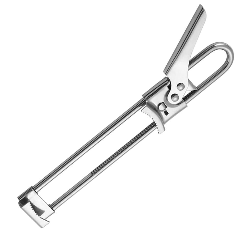 Bærbar justerbar manuell rustfritt stål glass lokk åpner gripper justerbar boksåpner kjøkkenrekvisita tilbehør