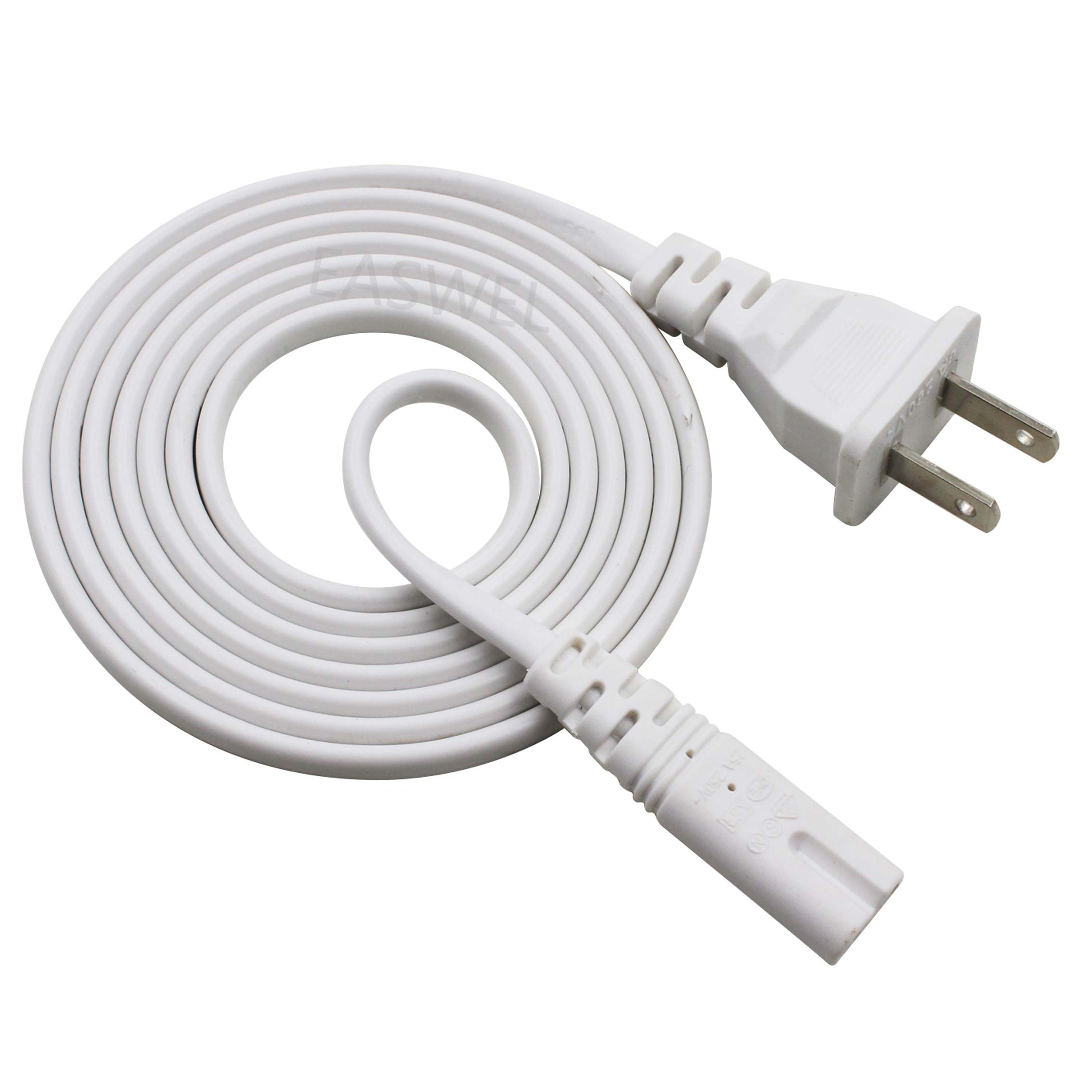 WT Figure 8 2 Prong AC Power Cable Cord For 1ST 2ND 3RD 4TH GENERATION APPLE TV
