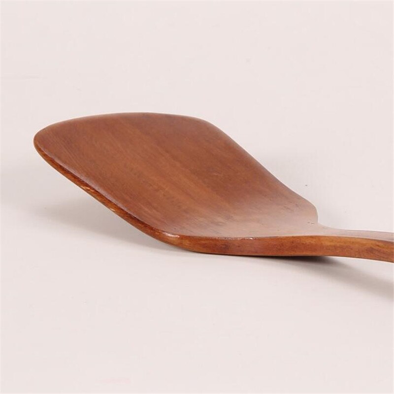 Natural Healthy Wood Long Handle Wok Spatula Nonstick Restaurant Hotel Kitchen Cooking Wood Shovel Tools