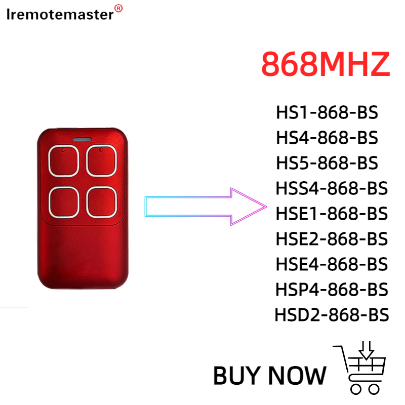 HORMANN 868 AFSTANDSBEDIENING HSE2 HSE4 868 BS ROLLING CODE AFSTANDSBEDIENING BiSecure 868 MHz GARAGEDEUR AFSTANDSBEDIENING APPARAAT