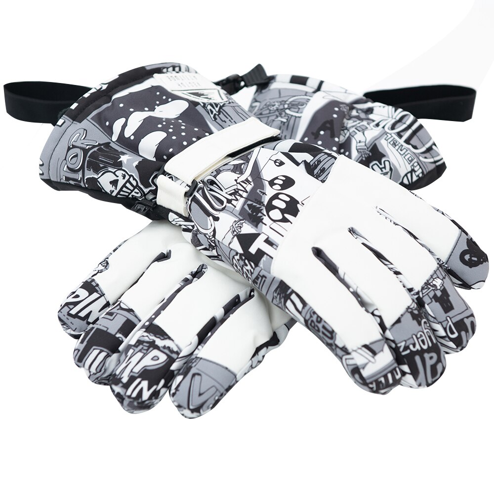Guantes de esquí para mujer, guantes de invierno cálidos impermeables para esquiar y Snowboard, guantes de moto para montar en moto, guantes de nieve para exteriores, novedad de