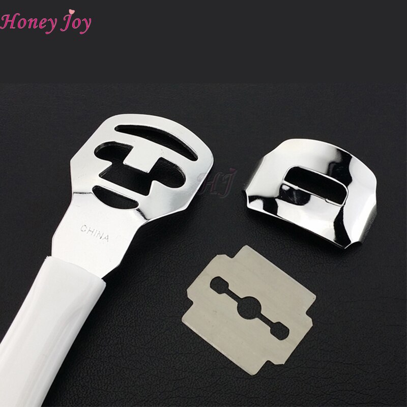 Pedicure Care Set Voet Dode Huid Schraper Remover Voet Hard Tough Skin Eelt Rasp Bestand Kit + 10 Stuks Bladen