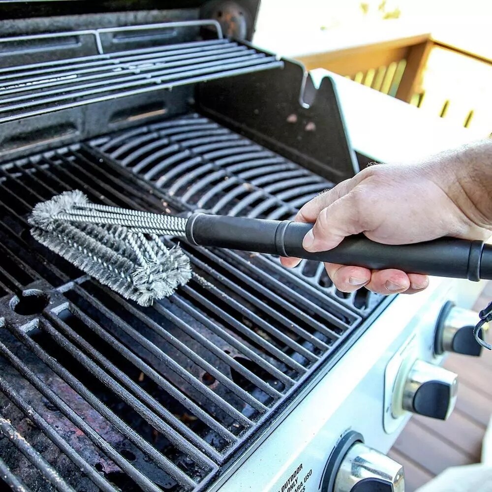 Grill Brush Scraper Best BBQ Cleaner Tools for All Grill Types Barbecue Kits Cooking Accessories Bristles Cleaning Brushes