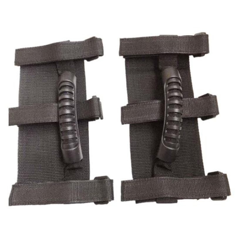 1pc zwarte premium rolbeugel handgrepen zwart voor wrangler cj yj tj jk
