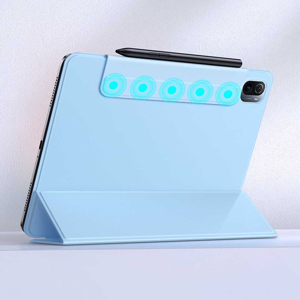 Husă magnetică pentru xiaomi pad 5 husă pentru mi pad 5 5 pro funda pentru trezirea și somnul automată susține încărcarea creionului
