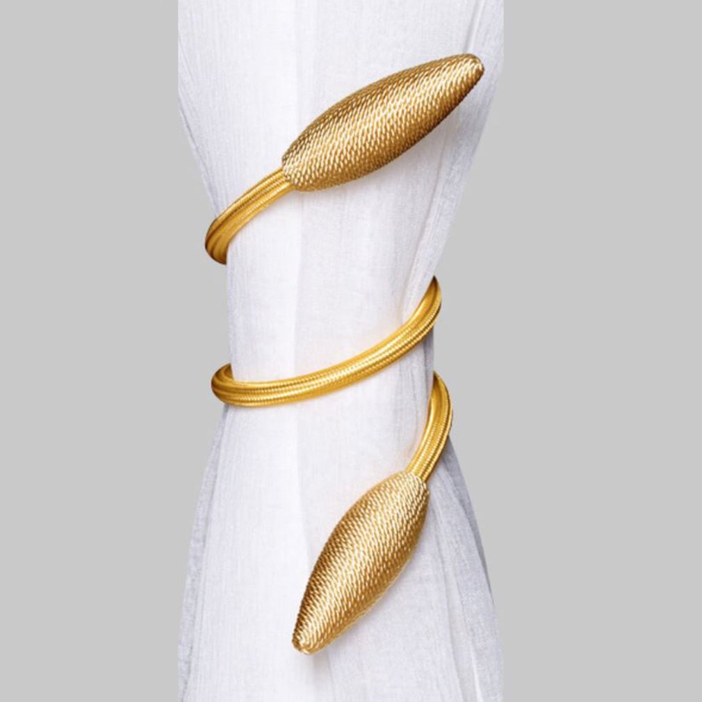 Arbitrary Shape Strong Curtain Tiebacks Alloy Hanging Belts Ropes Curtain Holdback Curtain Rods Accessoires Curtain Ring: 01