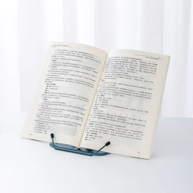 Support de livre Portable, repose-lecture réglable, support de livre de recettes, support de téléphone Portable pour livre de cuisine, support de tablette pour manuel