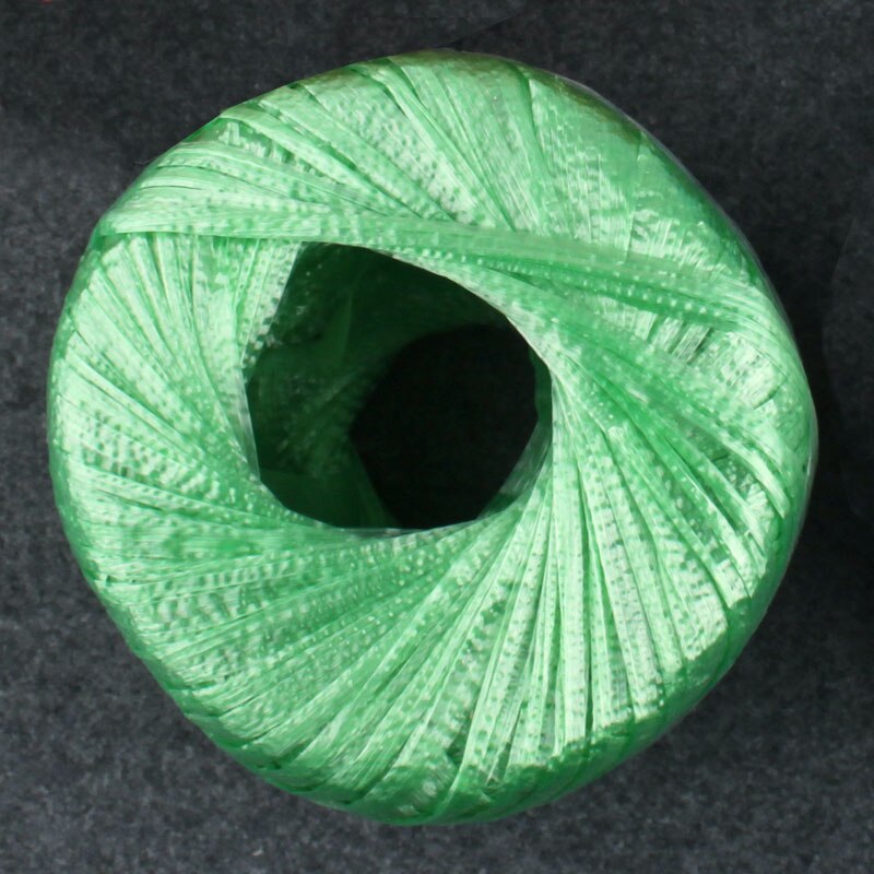 Cuerda de fibra de vidrio, cuerda de alambre, cuerda de nailon, cuerda de plástico PP, cinta de desgarre para embalaje: green