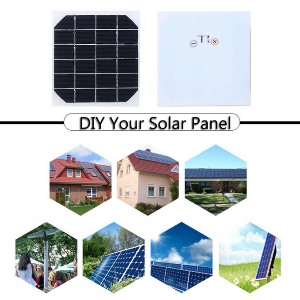 2 W 6 V Zonnepaneel Power Batterij Speelgoed Lader Diy Kleine Panelen Generator Generatie Huis Zonnecel Solar Solar panel Power S0D6