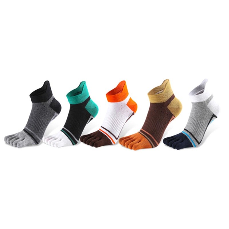 Five Finger Socks Autumn Warm Cotton Sock Mens Toe Breathable Ankle Sock 5 Styles Sports Socks