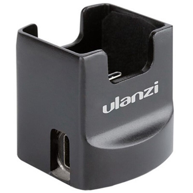 Ulanzi  op2 gimbal tilbehør til osmo lomme lodret gimbal baseholder fast 1/4 skrue usb opladningsport type-c & ulanzi op -4