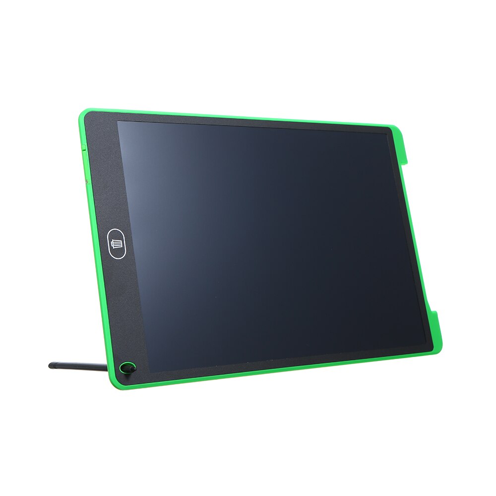 12 pouces mince dessin tablette Portable LCD numérique bloc-Notes bloc-Notes électronique tableau graphique Notes rappel avec stylet: green