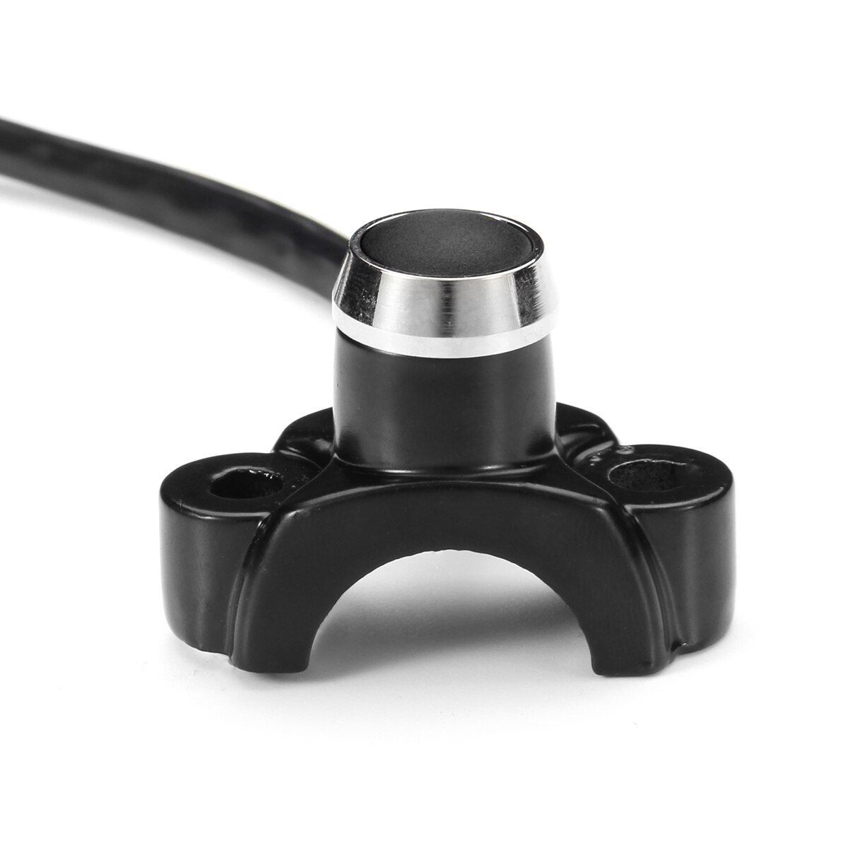 22mm CNC Billet Universal Motorcycle Dirt Bike ATV Engine Stop Start Kill Switch Button Engine Start Kill Switch: Black