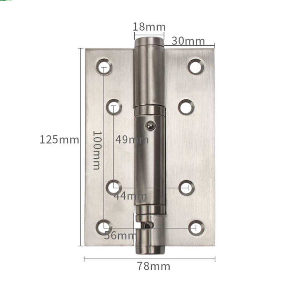 D&D TruClose Regular zelfsluitende scharnier - Hout & metalen poorten - 30 kg - Set van 2 stuks | Handel B.V