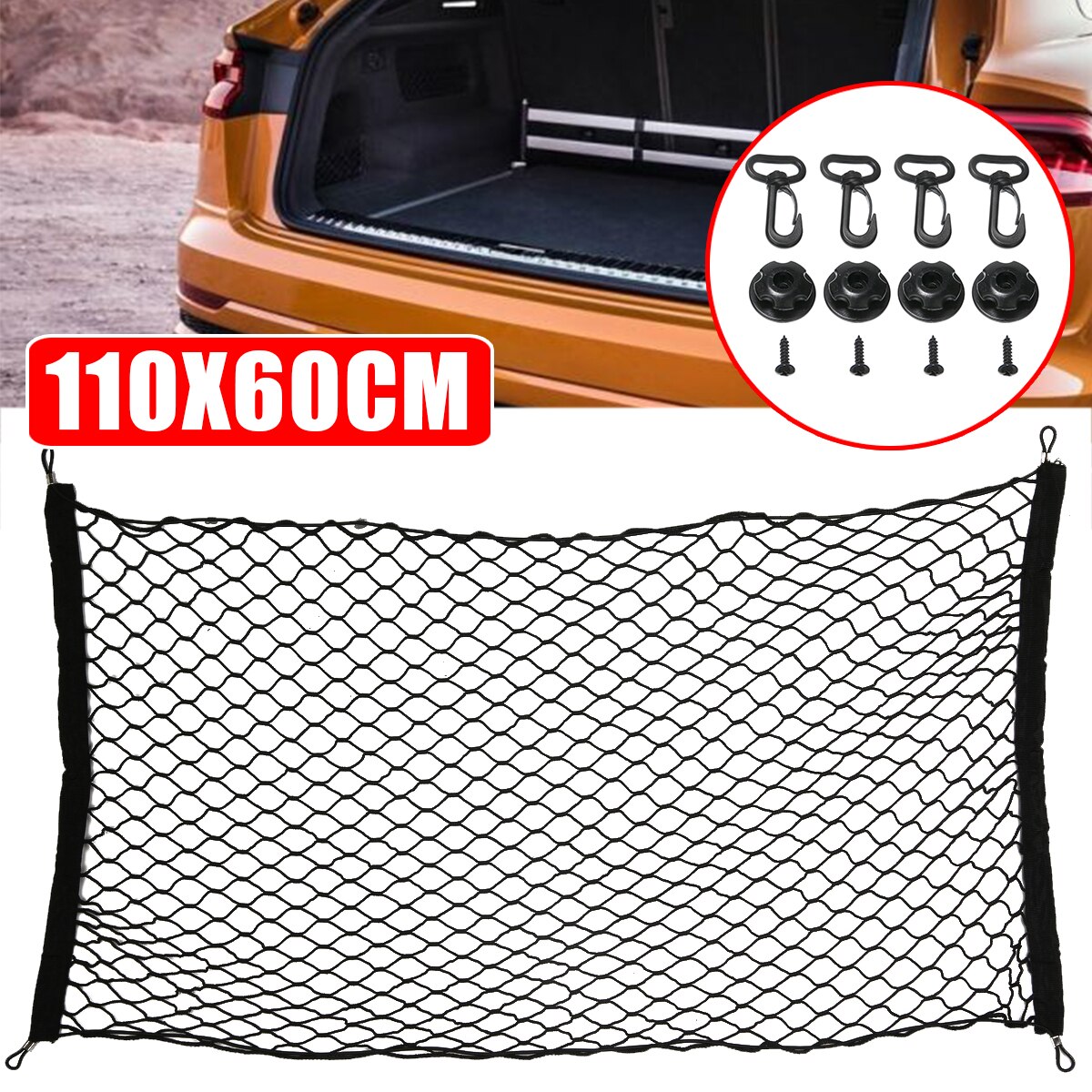 110X60 Cm Auto Styling Auto Bagagenet Nylon Elastische Mesh Bagage Opslag Net Voor Suv Pickup Truck