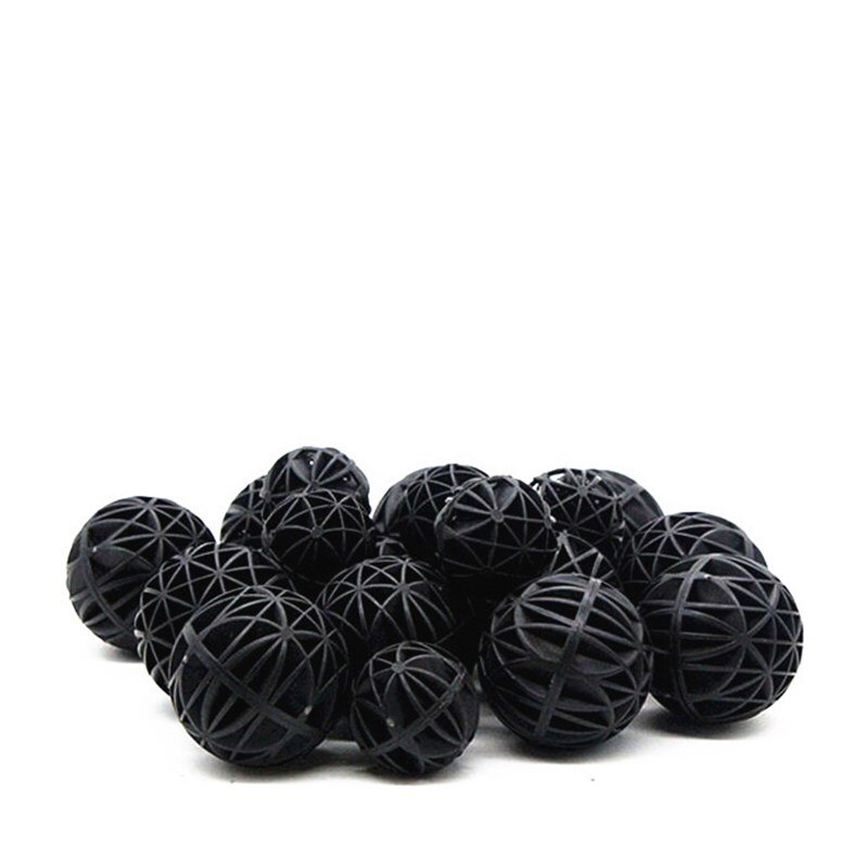 50/100Pcs 16-76mm Aquarium Bio Balls Filter Media Wet/Dry Koi Fish Tank Pond Air Pump Canister Cleaner