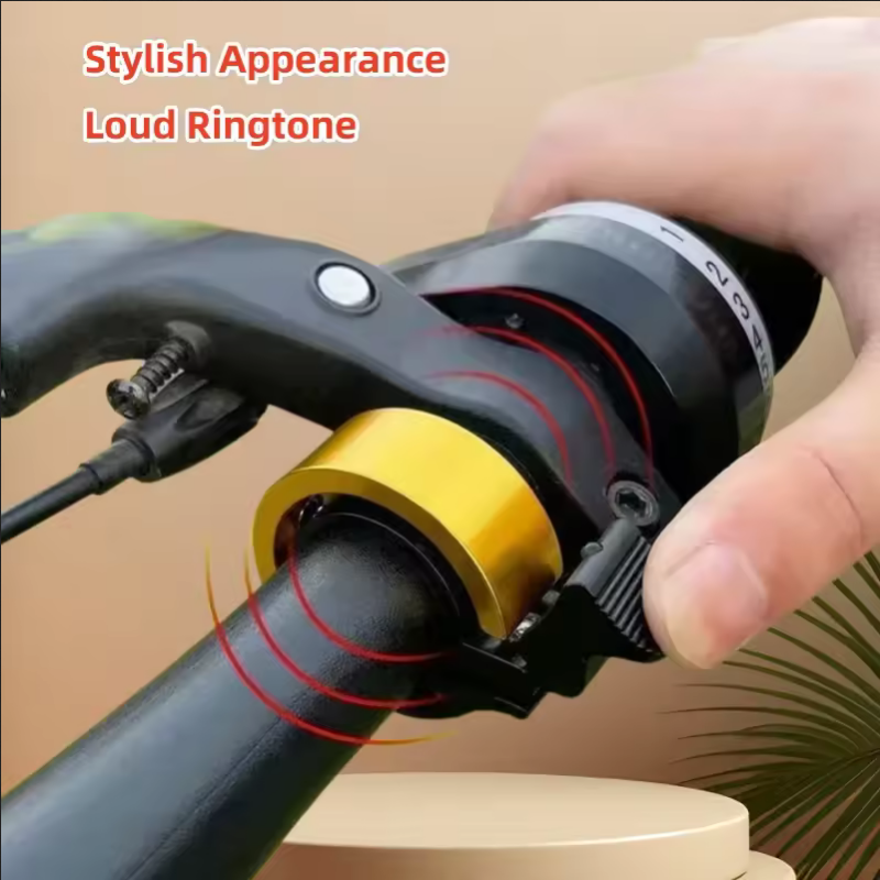 Fahrradklingel, klassische Fahrradhupe für Erwachsene, Männer, Frauen, Kinder, Fahrräder, rotierende Sicherheitswarnhupe, Fahrradausrüstung