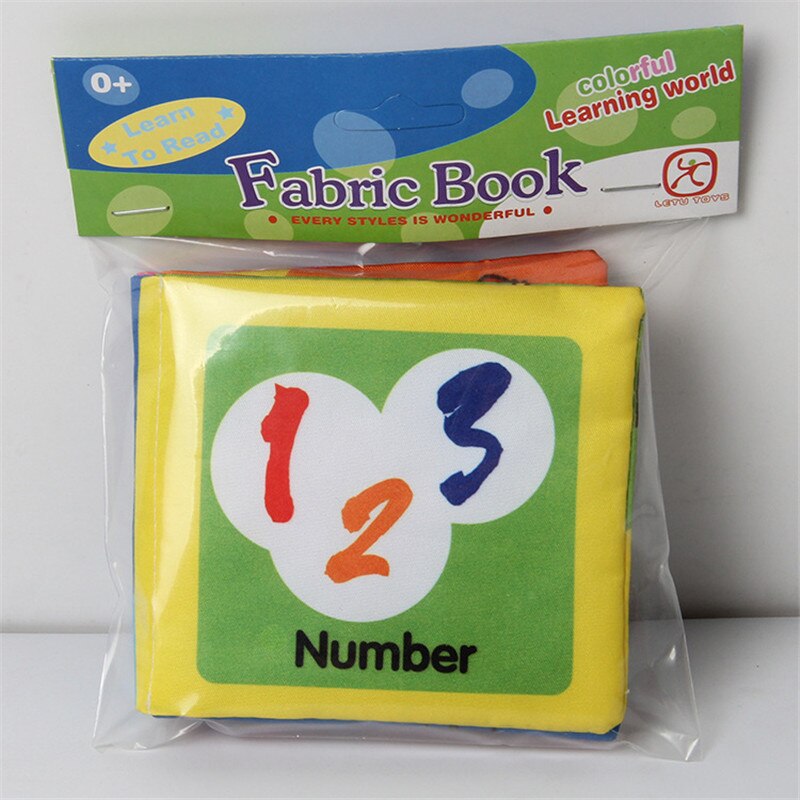 8 seiten Baby Spielzeug Infant Sun Tuch Buch Spielzeug Form Tier Anzahl Puppe Spielzeug Für 0-3Y Frühe Entwicklung Bücher Kinder: Number